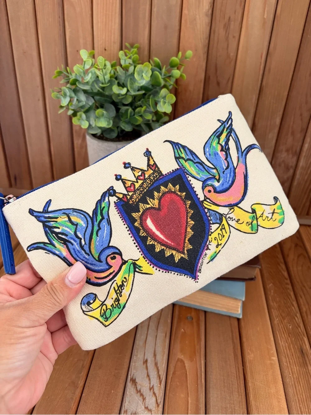 Brighton canvas cosmetic